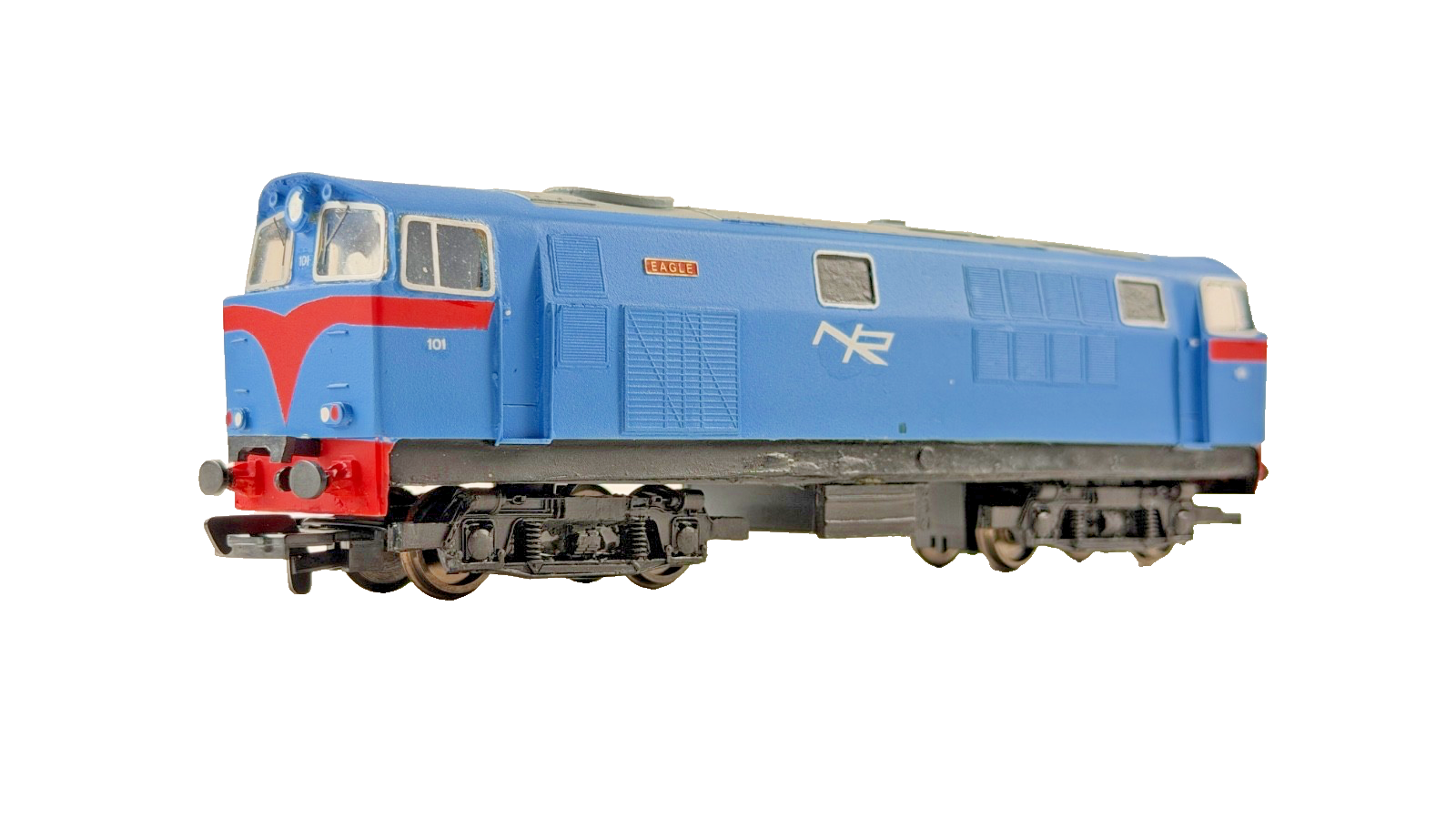 SILVER FOX MODELS OO GAUGE - NIR NORTHERN IRISH RAIL HUNSET DL BLUE V 101 EAGLE