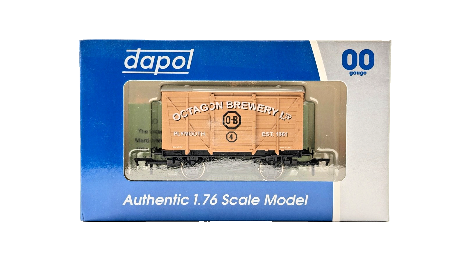 DAPOL 00 GAUGE - OCTAGON BREWERY PLYMOUTH VENT VAN NO.4 (LIMITED EDITION)
