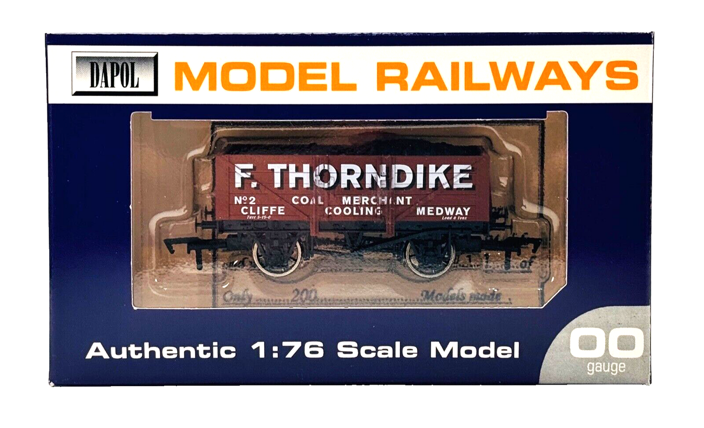 DAPOL 00 GAUGE - F. THORNDIKE COAL MERCHANTS MEDWAY NO.2 (LIMITED EDITION)