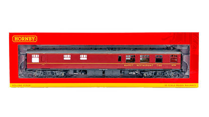 HORNBY OO GAUGE - R4971A - BR MK1 MAROON RESTAURANT BUFFET COACH NO.W1743 BOXED