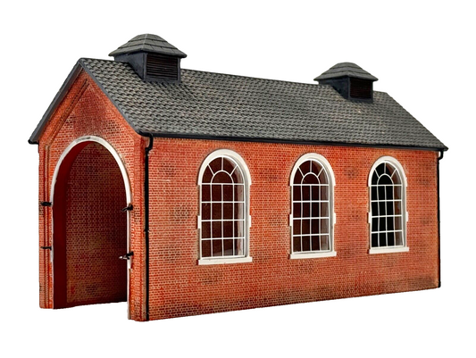 HORNBY 00 GAUGE SKALEDALE - R9637 - SKALE REGIS SINGLE ENGINE SHED - UNBOXED