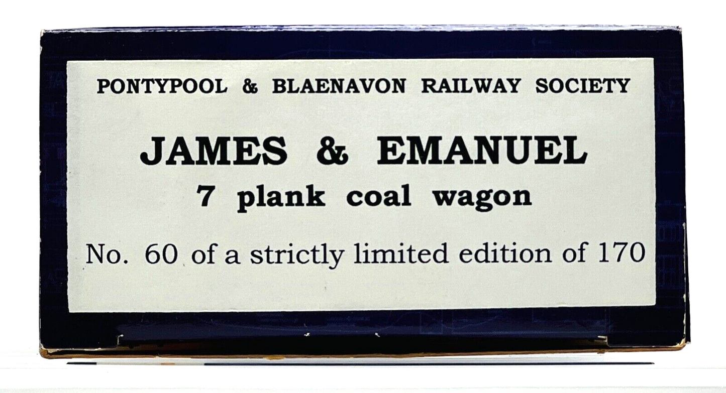 DAPOL 00 GAUGE - JAMES & EMANUEL NEWPORT 189 (PONTYPOOL BLAENAVON LIMITED ED)