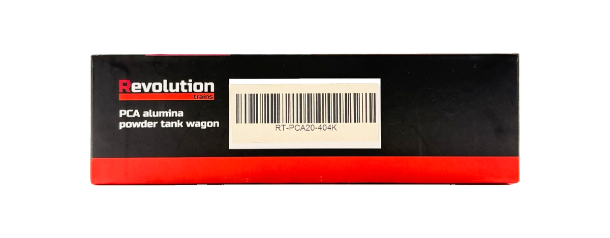 REVOLUTION TRAINS OO GAUGE - RT-PCA20-404K - PCA ALUMINA POWDER TANK WAGON SET