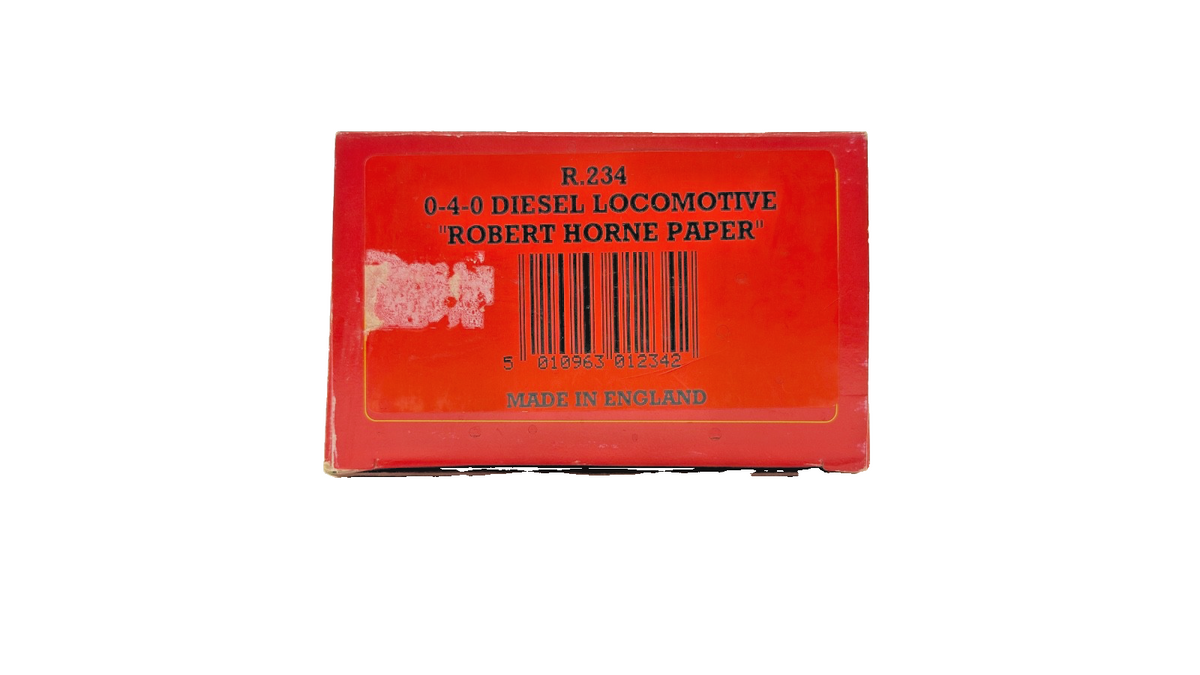 HORNBY OO GAUGE - R234 - ROBERT HORNE PAPER 0-4-0 DIESEL LOCOMOTIVE BOXED