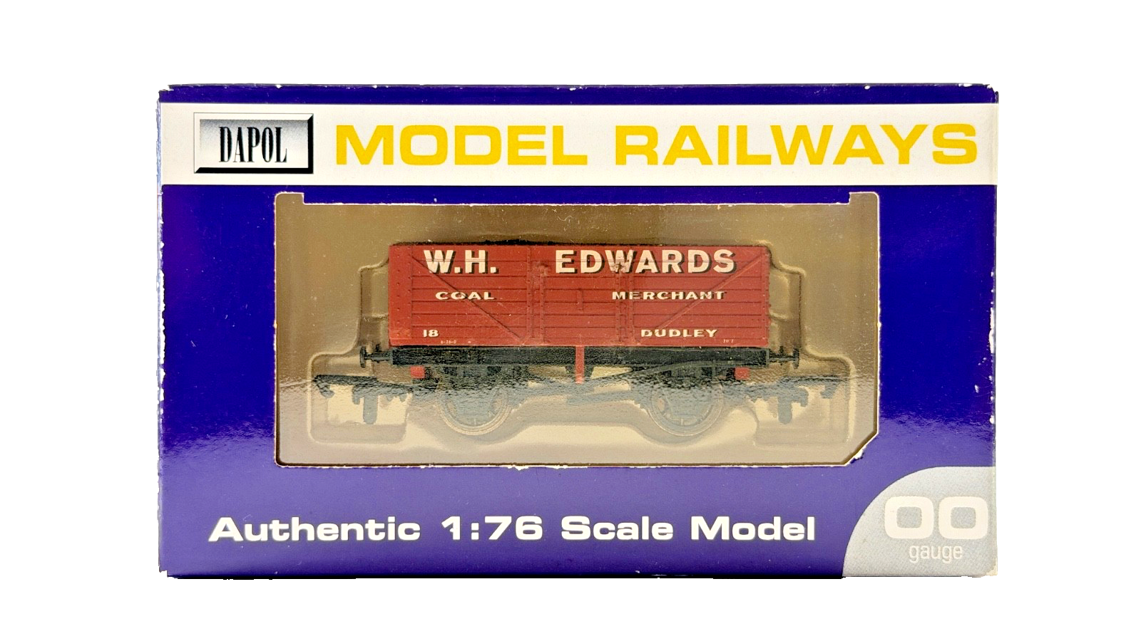 DAPOL 00 GAUGE - W H EDWARDS COAL MERCHANT OF DUDLEY WAGON 18 (LIMITED EDITION)