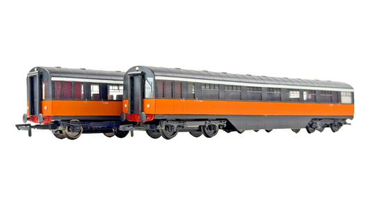SILVER FOX MODELS OO GAUGE - IRISH RAIL ORANGE & BLACK BUT CLASS 700 RAILCAR SET