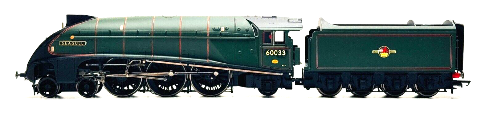 HORNBY 00 GAUGE - R2535 - BR GREEN 4-6-2 CLASS A4 SEAGULL 60033 (RENAMED) BOXED