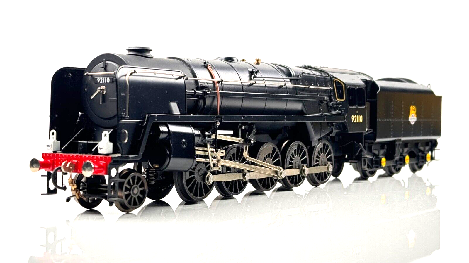 ACE TRAINS O GAUGE BR BLACK 2-10-0 CLASS 9F LOCOMOTIVE & TENDER 92110 BOXED