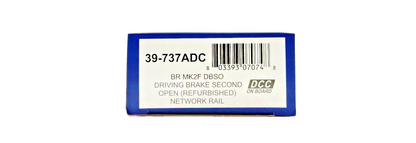 BACHMANN OO GAUGE - 39-737ADC - BR MK2F DBSO DRIVING BRAKE NETWORK RAIL YELLOW