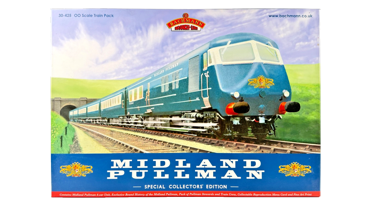 BACHMANN OO GAUGE - 30-425 - MIDLAND BLUE PULLMAN SPECIAL COLLECTORS EDITION NEW