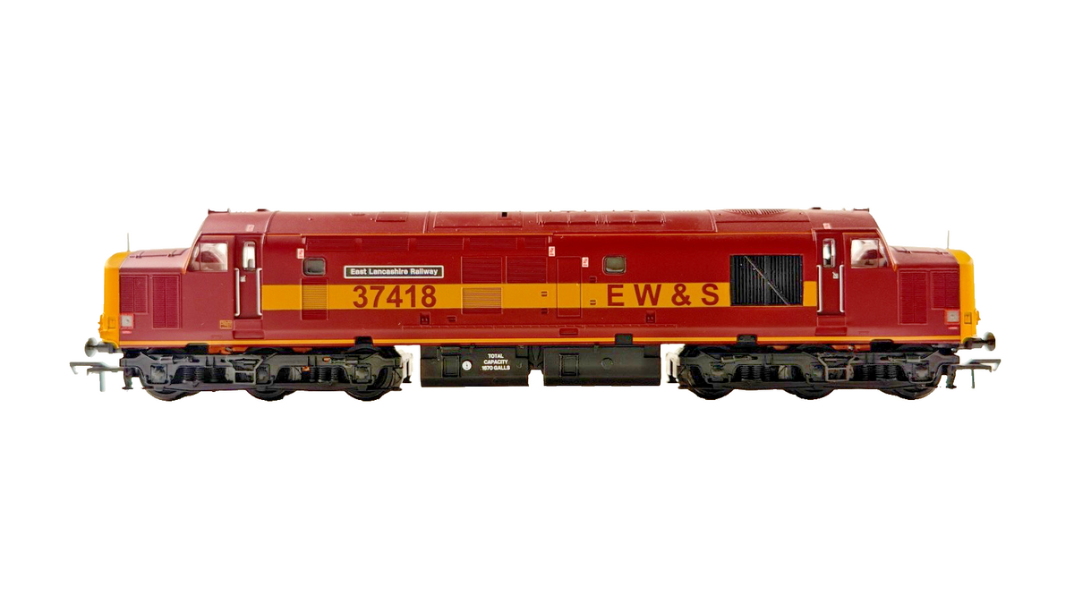 BACHMANN 00 GAUGE - 32-381N - CLASS 37 DIESEL 37418 EWS EAST LANCASHIRE RAILWAY