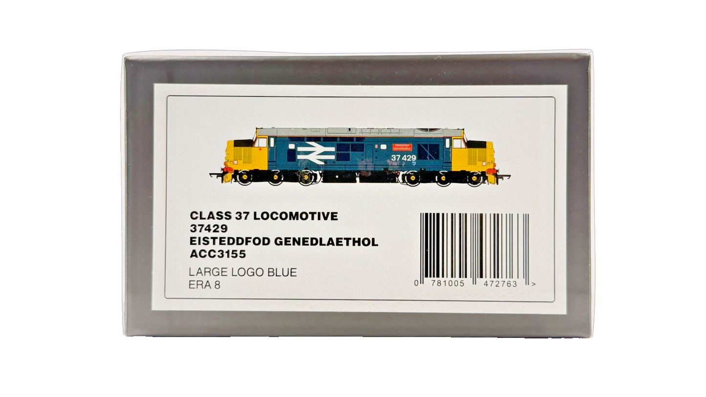 ACCURASCALE OO GAUGE - ACC3155 - CLASS 37 DIESEL 37429 LARGE LOGO BLUE LIVERY