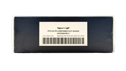 ACCURASCALE OO GAUGE - ACC2066-BFL-F - PFA CONTAINER FLAT WAGONS BRITISH FUELS