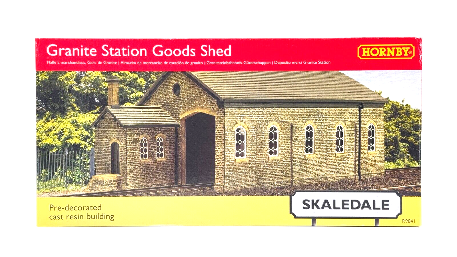 HORNBY 00 GAUGE SKALEDALE - R9841 - GRANITE STATION GOODS SHED - BOXED