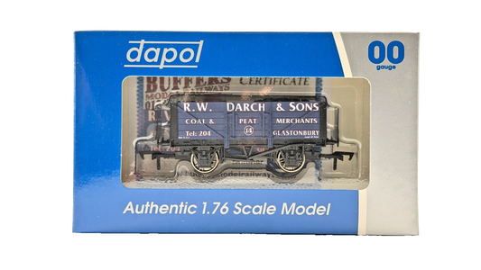 DAPOL 00 GAUGE - R.W DARCH COAL PEAT MERCHANTS GLASTONBURY 14 (LIMITED EDITION)