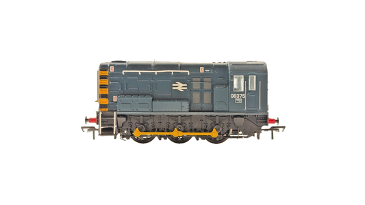 BACHMANN OO GAUGE - 32-111A - CLASS 08 DIESEL SHUNTER 08375 BR BLUE HINGED DOOR