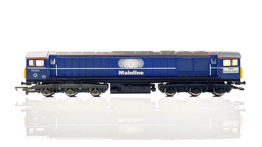 HORNBY 00 GAUGE - CLASS 58 DIESEL 58050 MAINLINE BLUE - UNBOXED