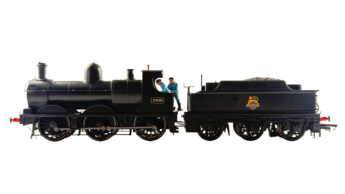 OXFORD RAIL OO GAUGE - OR76DG002XS - BR BLACK DEAN GOODS LOCO 2409 DCC SOUND