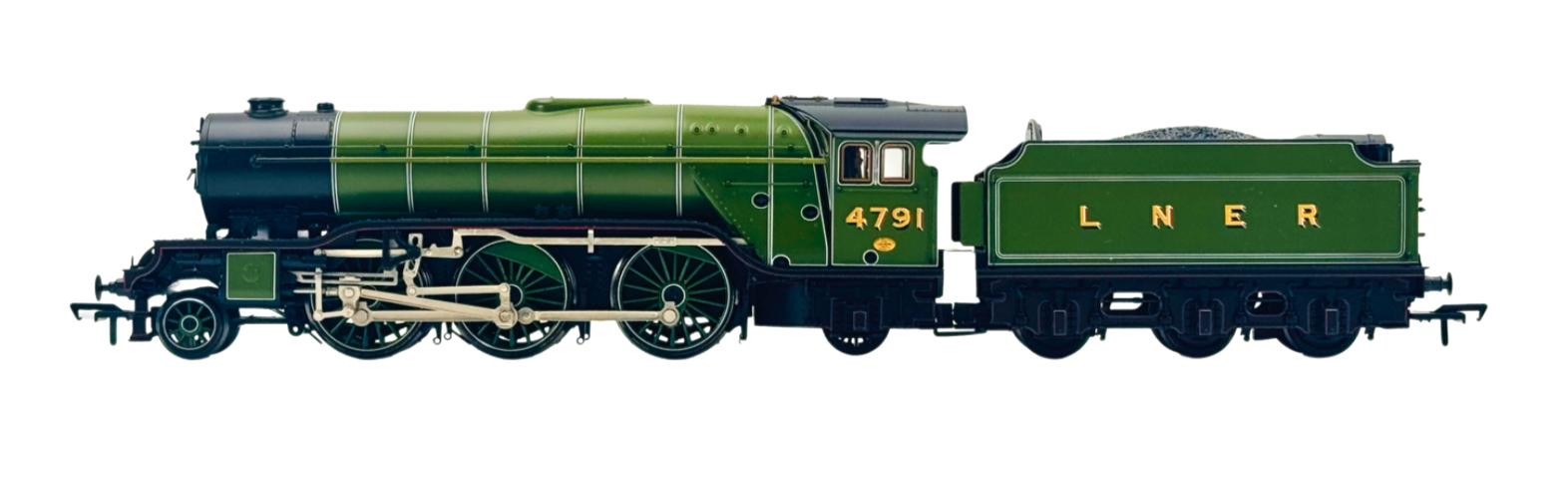 BACHMANN 00 GAUGE - 35-200 - LNER V2 4791 LINED GREEN LOCOMOTIVE (ORIGINAL)