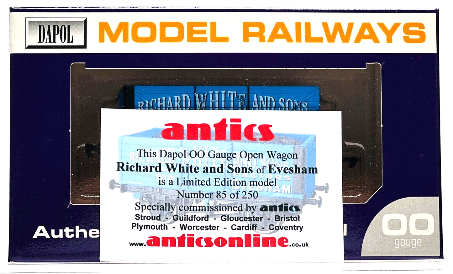 DAPOL 00 GAUGE - RICHARD WHITE & SONS COAL FACTORS EVESHAM 109 (LIMITED EDITION)