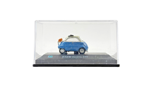 CARARAMA 1/72 SCALE - BMW ISETTA 250 LIGHT BLUE & WHITE - BOXED