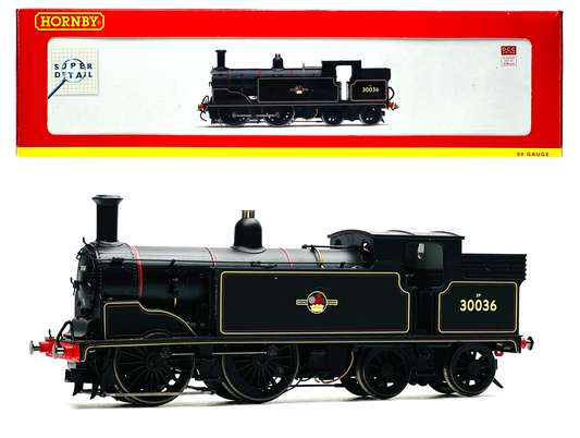 HORNBY 00 GAUGE - R2735X - BR BLACK 0-4-4 CLASS M7 LOCOMOTIVE '30036' DCC FITTED