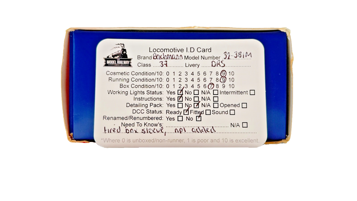 BACHMANN OO GAUGE - 32-381M - CLASS 37402 DIESEL DRS COMPASS STEPHEN MIDDLEMORE