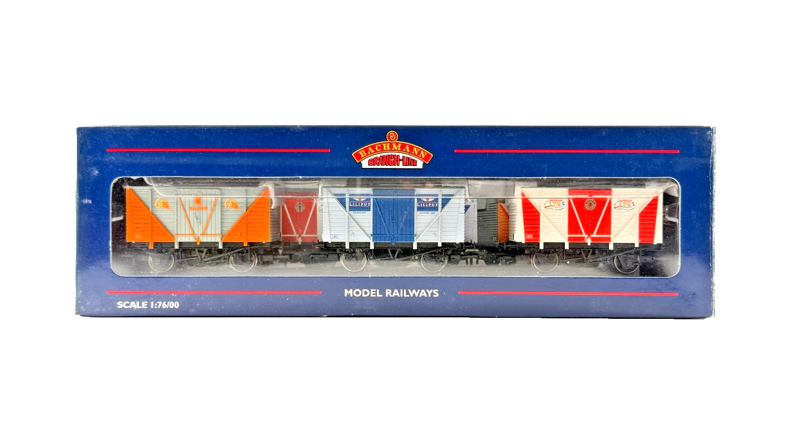BACHMANN OO GAUGE - 38-160K - ANNIVERSARY VENT VAN TRIPLE PACK COLLECTORS CLUB