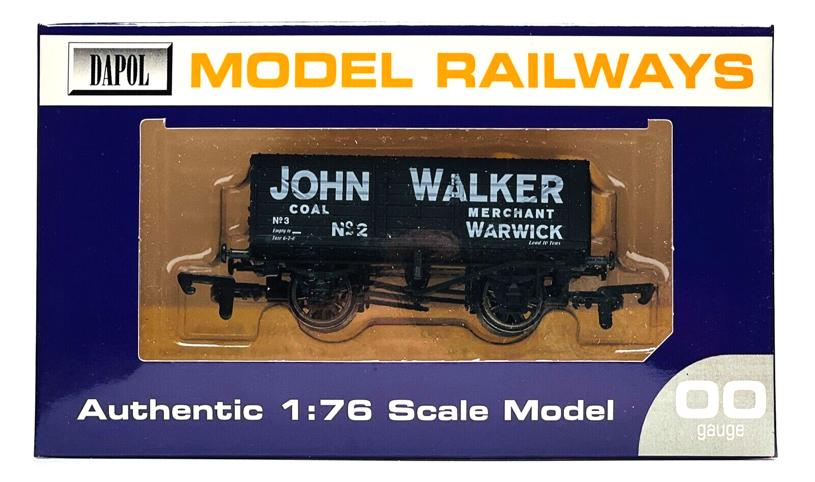 DAPOL 00 GAUGE - 'JOHN WALKER' COAL MERCHANT WARWICK PLANK WAGON (LTD EDITION)