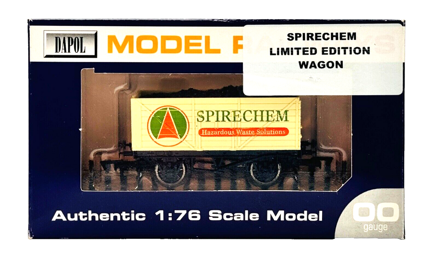 DAPOL 00 GAUGE - SPIRECHEM HAZARDOUS WASTE SOLUTIONS WAGON (LIMITED EDITION)