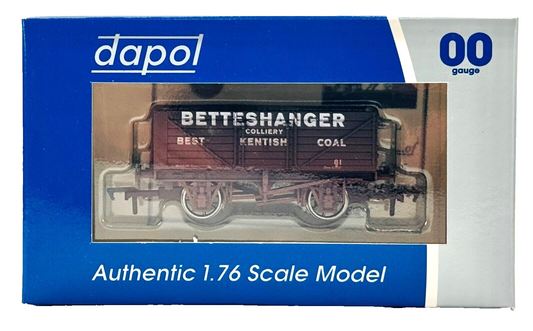 DAPOL 00 GAUGE - BETTESHANGER COLLIERY KENTISH COAL WEATHERED (LIMITED EDITION)