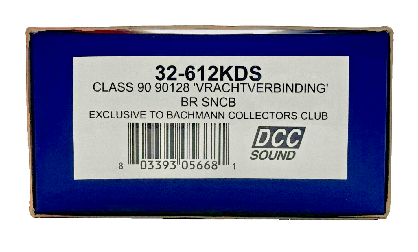 BACHMANN 00 GAUGE - 32-612KDS - CLASS 90 BR SNCB 'VRACHTVERBINDING' DCC SOUND