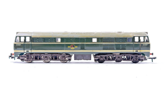 AIRFIX 00 GAUGE - 54101-9 - CLASS 31 DIESEL AIA-AIA BR GREEN D5531 NEEDS SERVICE