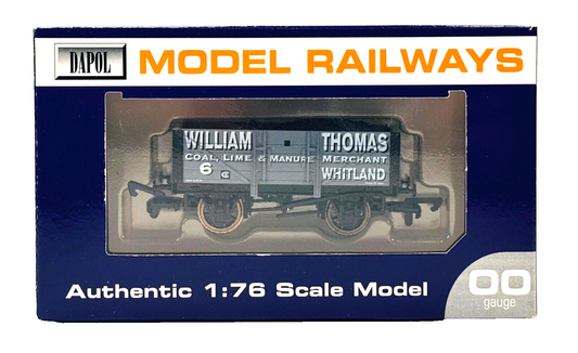 DAPOL 00 GAUGE - WILLIAM THOMAS COAL LIME MANURE MERCHANT NO.6 (LIMITED EDITION)