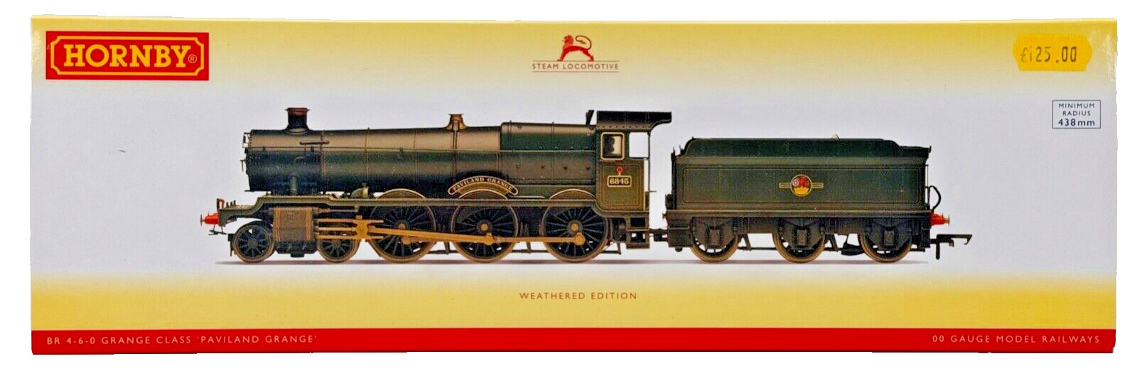 HORNBY 00 GAUGE - R3019 - BR 4-6-0 GRANGE CLASS 'PAVILAND GRANGE' WEATHERED