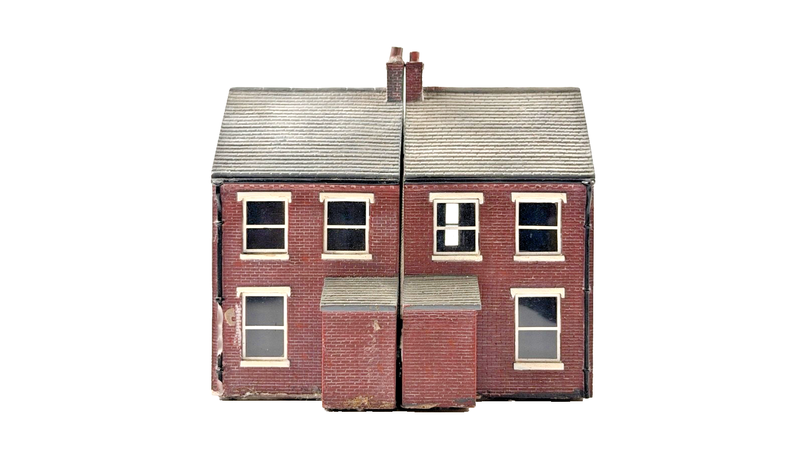 HORNBY SKALEDALE OO GAUGE - R8621/R8622 - ROW OF TWO TERRACE HOUSES - UNBOXED