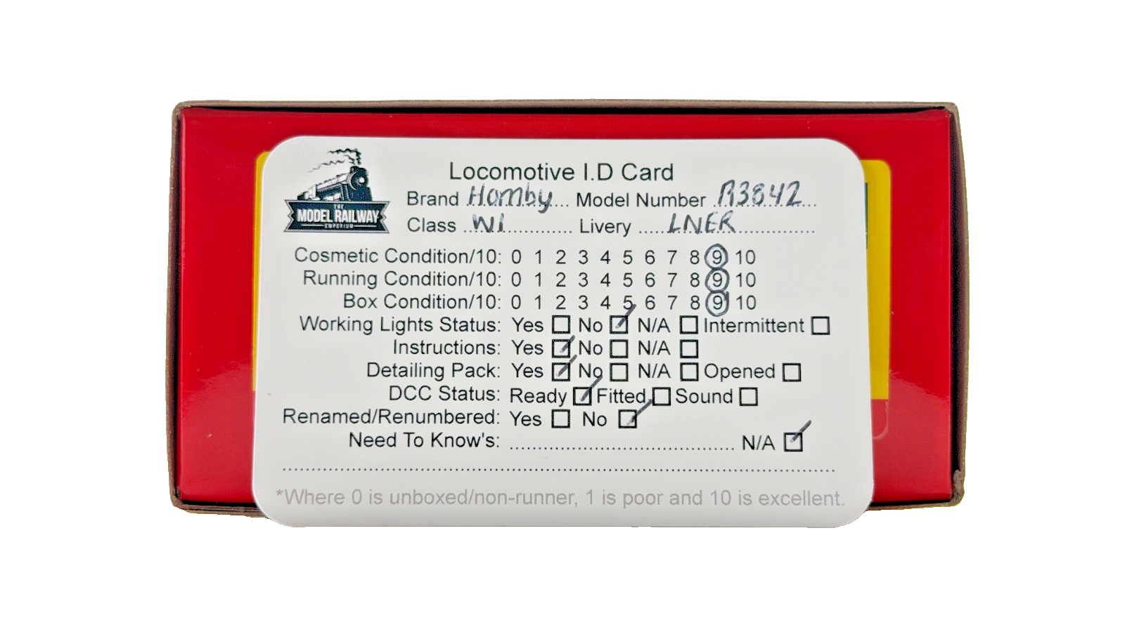 HORNBY OO GAUGE - R3842 - LNER GREEN (PROMOTIONAL) CLASS W1 HUSH HUSH NO.10000