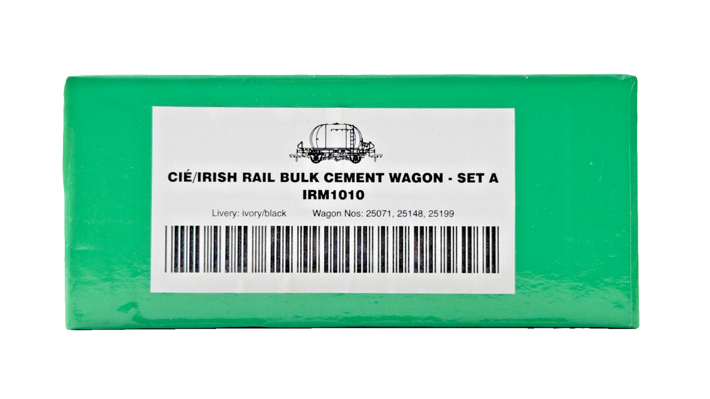 IRISH RAILWAY MODELS 00 GAUGE - IRM1010 - CIE/IRISH RAIL BULK CEMENT WAGON SET A