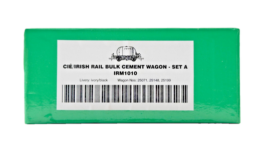 IRISH RAILWAY MODELS 00 GAUGE - IRM1010 - CIE/IRISH RAIL BULK CEMENT WAGON SET A