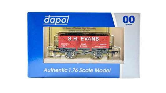 DAPOL 00 GAUGE - S.H EVANS COAL & COKE TERRIERS HIGH WYCOMBE (LIMITED EDITION)