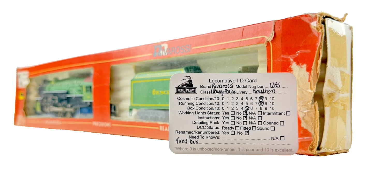 RIVAROSSI HO SCALE - 1285 - SOUTHERN CRESCENT LIMITED HEAVY PACIFIC LOCOMOTIVE