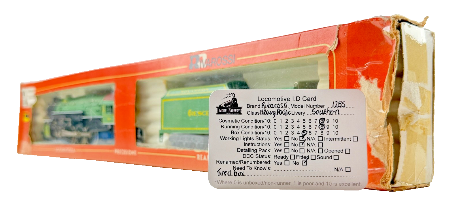 RIVAROSSI HO SCALE - 1285 - SOUTHERN CRESCENT LIMITED HEAVY PACIFIC LOCOMOTIVE