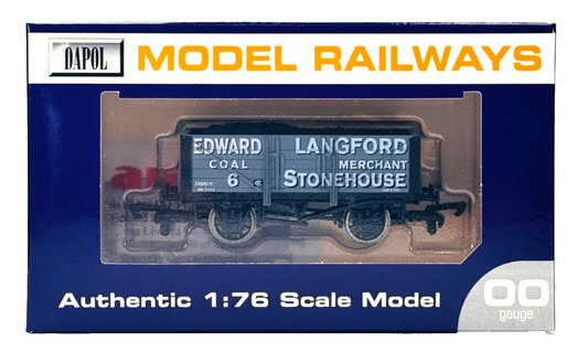 DAPOL 00 GAUGE - EDWARD LANGFORD COAL MERCHANTS STONEHOUSE 6 (LIMITED EDITION)