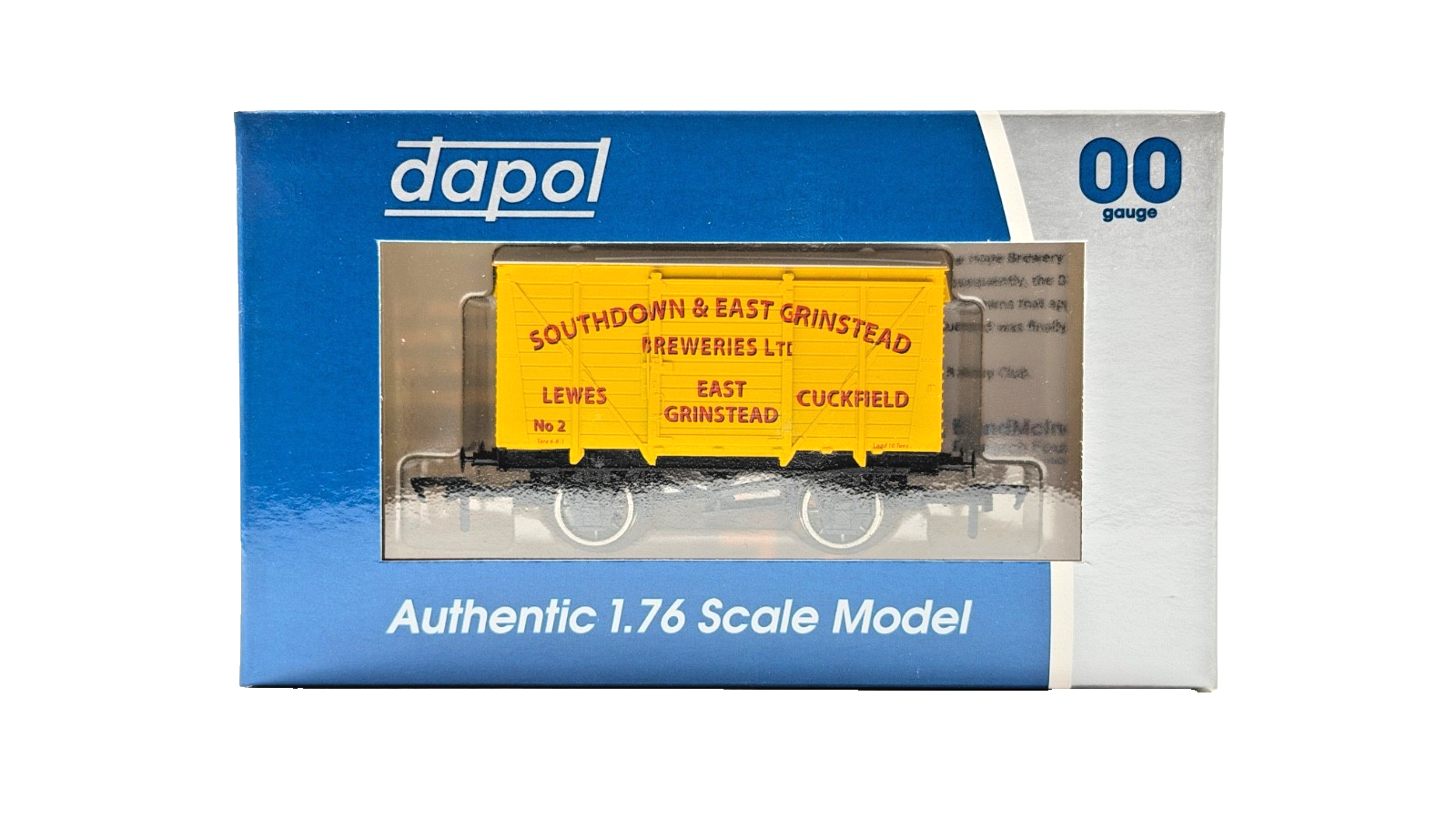 DAPOL 00 GAUGE - SOUTHDOWN EAST GRINSTEAD BREWERIES VENT VAN 2 (LIMITED EDITION)