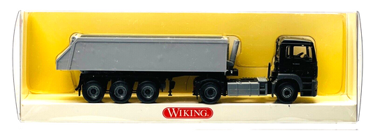 WIKING 1:87 HO GAUGE - 6760534 HINTERKIPPER SATTELZUG (MAN TG-A M) REAR TIPPER