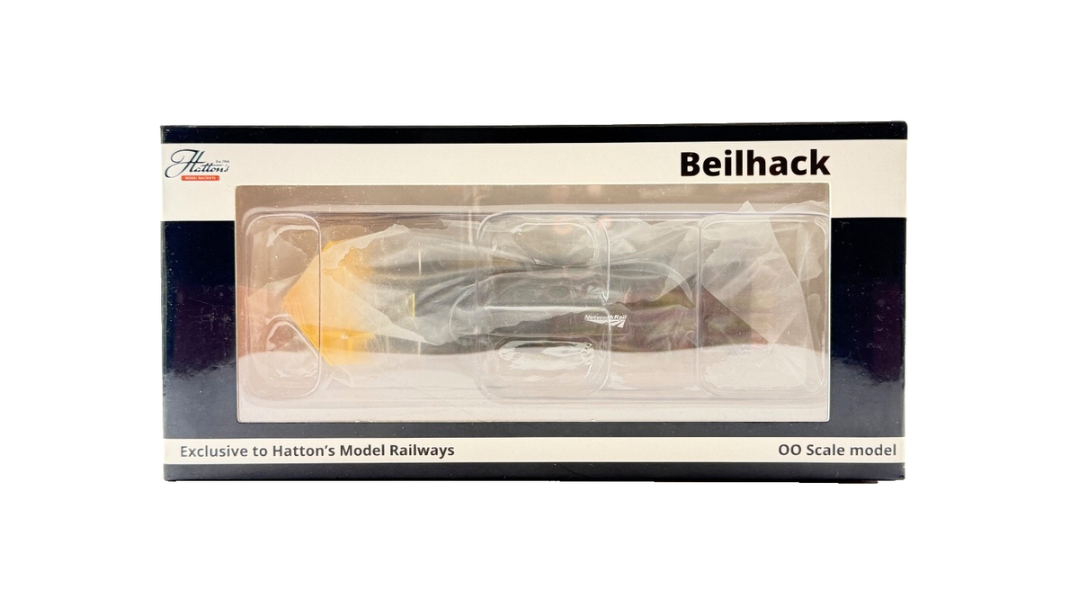 HATTONS OO GAUGE - H4-BH-012 - BEILHACK SNOW PLOUGH NETWORK RAIL BLACK ADB966099