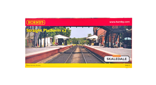 HORNBY 00 GAUGE SKALEDALE - R8614 - STRAIGHT PLATFORM X 2 - NEW BOXED