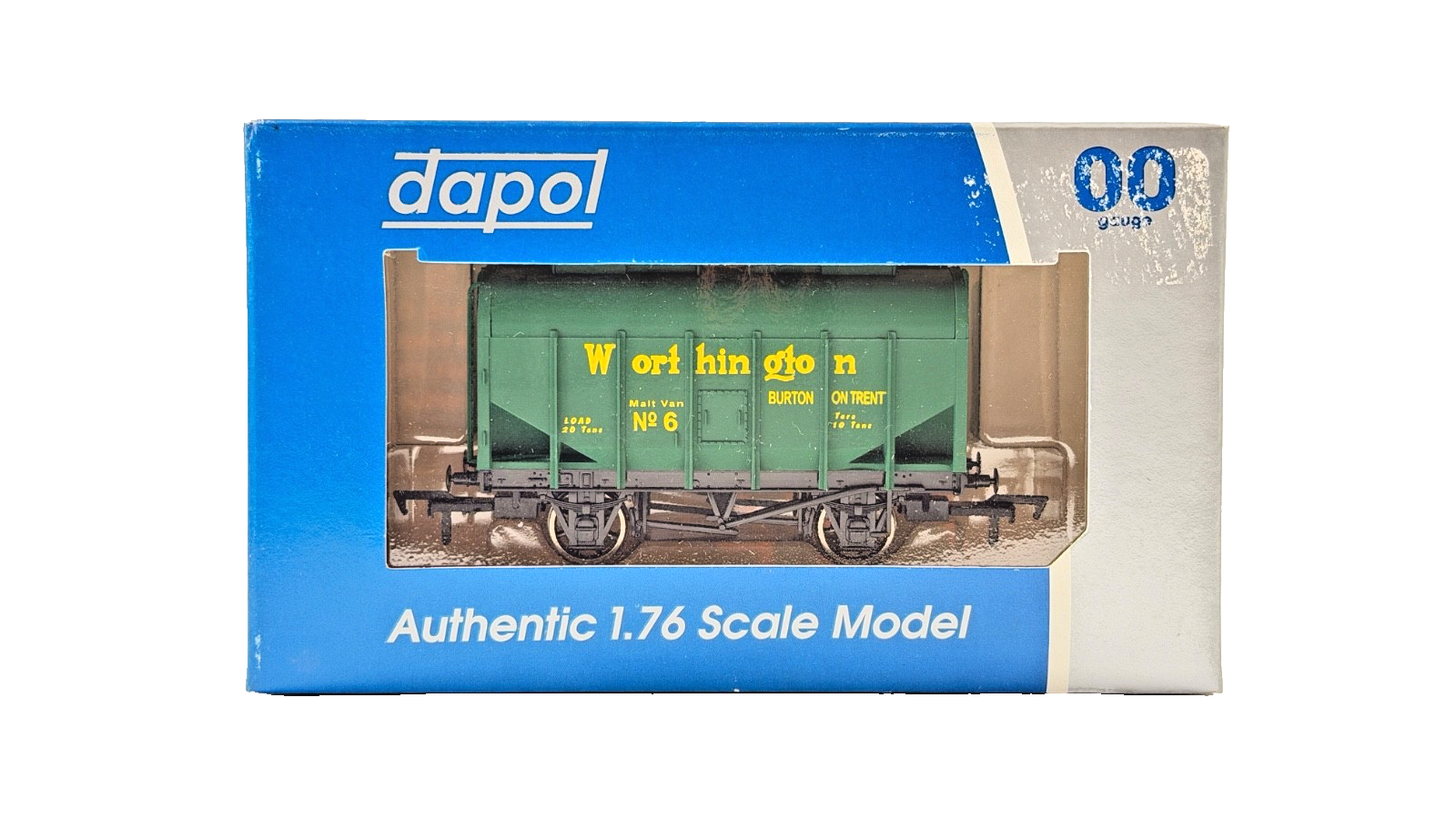 DAPOL 00 GAUGE - WORTHINGTON MALT VAN BURTON ON TRENT GREEN 6 (LIMITED EDITION)