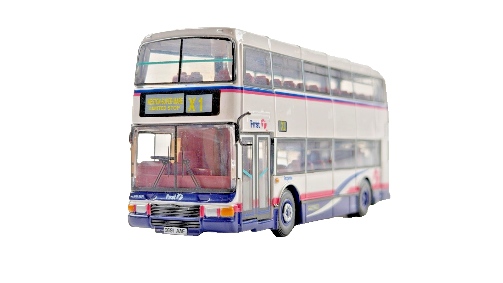 CORGI 1/76 SCALE - PALATINE II FIRST BUS BADGERLINE WESTON SUPER MARE UNBOXED #1