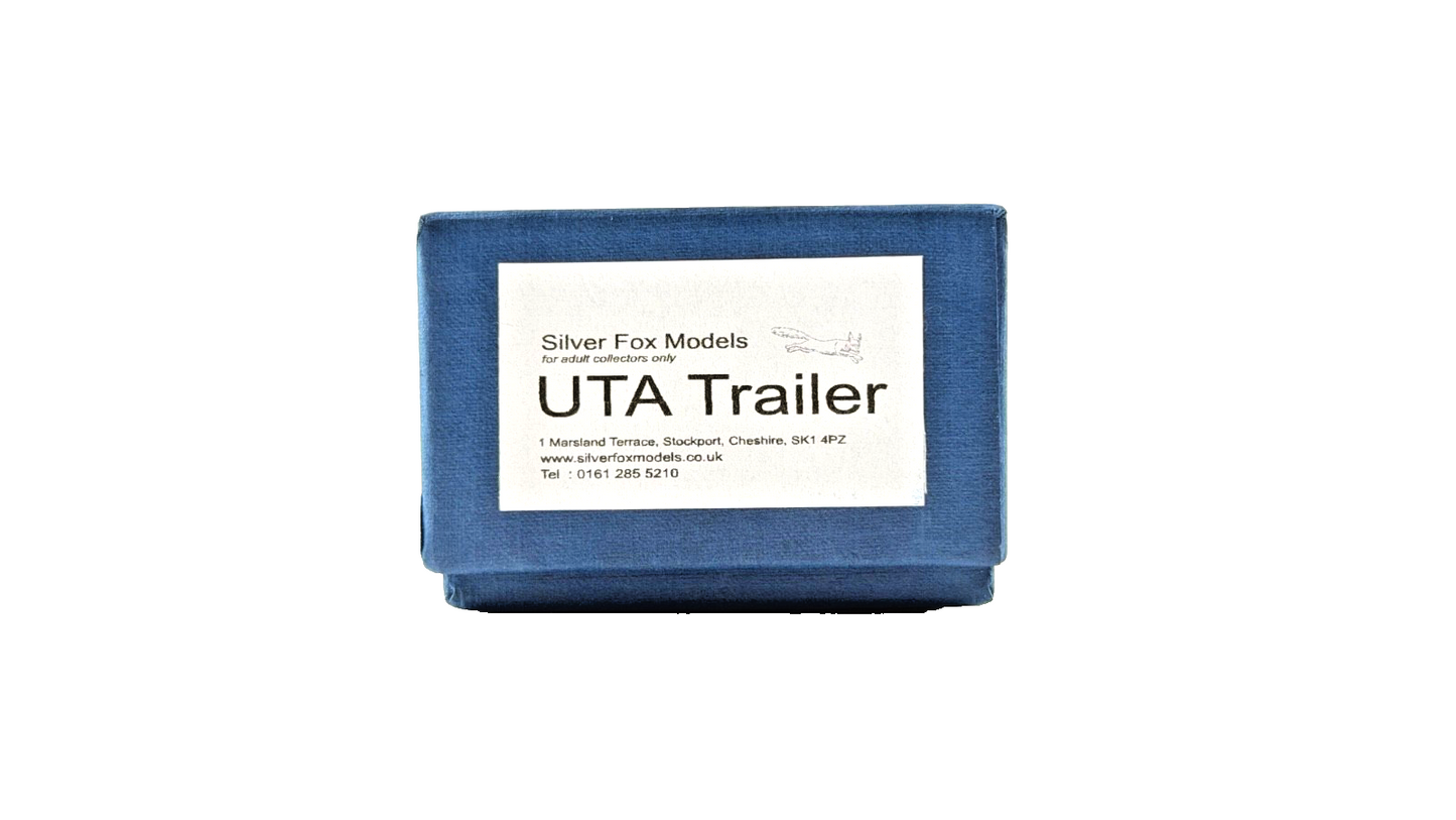 SILVER FOX MODELS OO GAUGE - UTA ULSTER TRANSPORT AUTHORITY TRAILER CAR K15 580